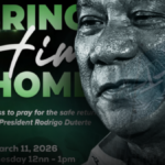 DIGONG ARREST ANNIV: ‘BRING HIM HOME’ CHURCH MASS SA DAVAO CITY