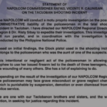 Pananagutan ng policewoman sa Tacloban shooting, inaalam na ng NAPOLCOM