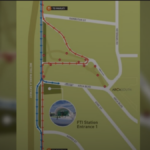 Temporary diversion sa East Service Road, Paranaque para sa NSCR-Ex project